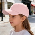 thumbnail image 3 of LRen Kids Baseball Hat Toddler Girls Boys Embroidered Baseball Caps Adjustable Kid Sun hat Toddler Girl Sun Hats, 3 of 5
