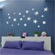 thumbnail image 1 of Pegatinas de pared con espejo de combinación de tres tamaños de estrellas, grande, mediano y pequeño, 1 of 6