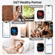 thumbnail image 4 of Reloj inteligente KIBFLE con llamada Bluetooth y voz AI para hombres y mujeres, 4 of 9