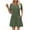 Army Green, variant on BiZtdJrK Womens Oversized Tshirt Romper Short Sleeve Pleated Front Wide Leg Shorts Overalls Solid Casual Summer Jumpsuits with Pockets on sale and clearance Hot Pink M