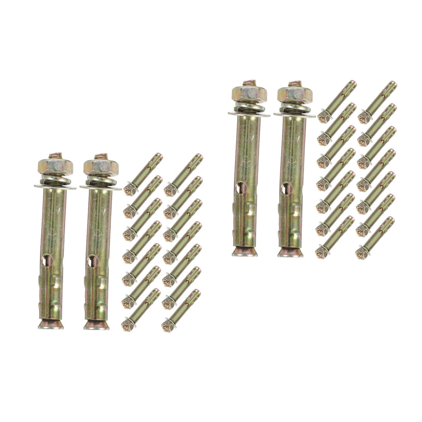 Raindrops 40 pcs Durable Expansion Screws for Concrete Steel expansion bolt for Secure Fastening Steel Expansion Screws Expansion Bolts Fastening Screws ( x 60mm)