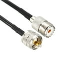 thumbnail image 3 of Uxcell 10 Feet UHF  Female to UHF PL259 Male Low Loss RG58 Coax Cable Plastic Black 1pcs, 3 of 6