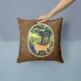 thumbnail image 2 of Carolines Treasures SS8426PW1414 Golden Retriever Fabric Decorative Pillow, 14Hx14W, multicolor, 2 of 4