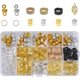 thumbnail image 1 of 200 piezas de accesorios para el cabello, joyas para el cabello, adornos para trenzas, incluidos puños para el cabello, colgantes para trenzas, pinzas para el cabello con caja de almacenamiento, 1 of 5