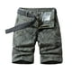 thumbnail image 1 of Mens Cargo Shorts Multi-Bolsillo Relajado Ajuste 97% Algodón 3% Spandex, Pantalones de Playa Casuales para Ropa de Dormir, Al Aire Libre Y Verano, 1 of 3