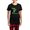 With Red Plaid Pant, variant on CafePress - Kiss Me Clover Funny Irish Women's Dark Pajamas - Women's Short Sleeve Print T-Shirt and Pants Dark Cotton Pajama Set