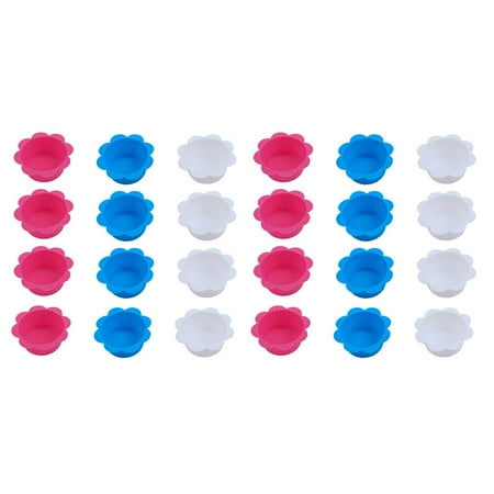

Muffin Cups Baking Cake Molds Dessert Molds Cake Molds Bakeware Supplies24Pcs Household Cake Cups Cake Baking Molds Kitchen Accessories (Random Color)