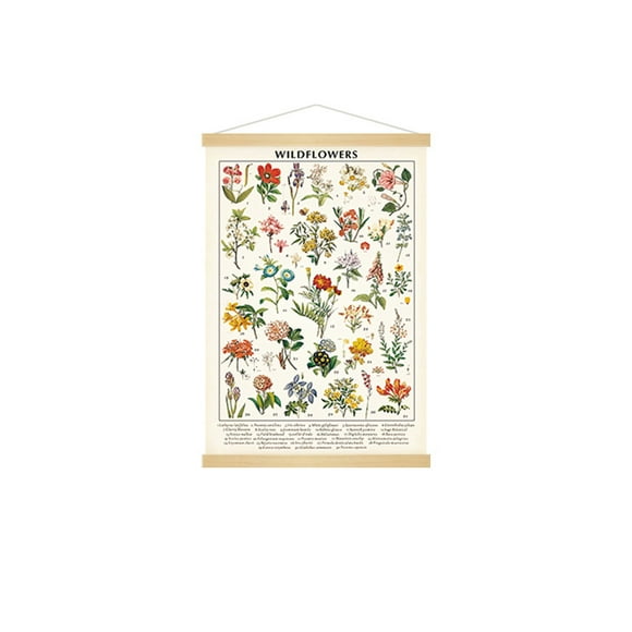 Magnetic poster frame wooden magnetic hanging scroll photo frame scroll picture frame wholesale hanging scroll painting magnetic Poster hanger