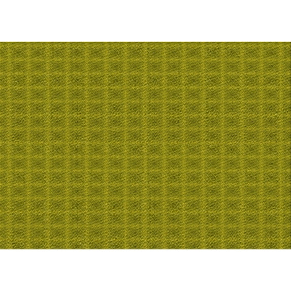 Ahgly Company Indoor Rectangle Patterned Olive Green Area Rugs, 2' x 5'
