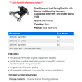 thumbnail image 2 of Rear Rearward Leaf Spring Shackle with Bracket and Mounting Hardware - Compatible with 1999 - 2013 GMC Sierra 1500 2000 2001 2002 2003 2004 2005 2006 2007 2008 2009 2010 2011 2012, 2 of 2