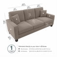 thumbnail image 3 of Bush Furniture's Stockton 85W Sofa Tan, 3 of 9