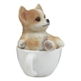 thumbnail image 4 of Realistic Mini Chihuahua Teacup Statue 3" Pet Pal Dog Breed Collectible Figurine, 4 of 6