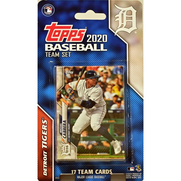 Detroit Tigers 2020 Team Card Set