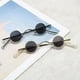 thumbnail image 2 of Retro Mini Round Men'S Metal Frame Small Round Frame Sun-Negro Glasses, 2 of 3