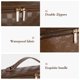 thumbnail image 3 of Bolsa de maquillaje Abiudeng Travel impermeable con asa y separador, 3 of 9