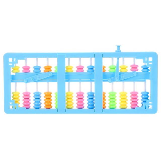MasteelfCA 13 Digits Rods Colorful Beads Soroban Calculating Tool Plastic Abacus Arithmetic