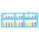 thumbnail image 1 of BRIGHTFUFU 13 barras de dígitos cuentas coloridas Soroban herramienta calculadora de plástico aritmética, 1 of 8
