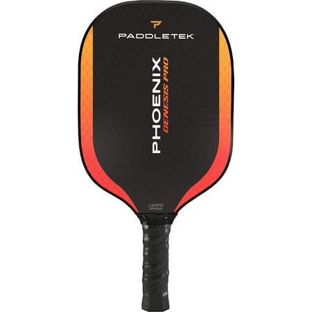 UPC: 0850008702631 | Paddletek Phoenix Genesis Pro Pickleball Paddle Wildfire Red Standard Grip