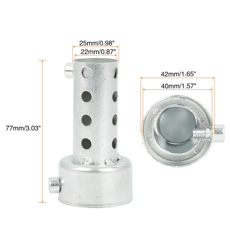 Unique Bargains 42mm Universal Exhaust Pipe Baffle Muffler