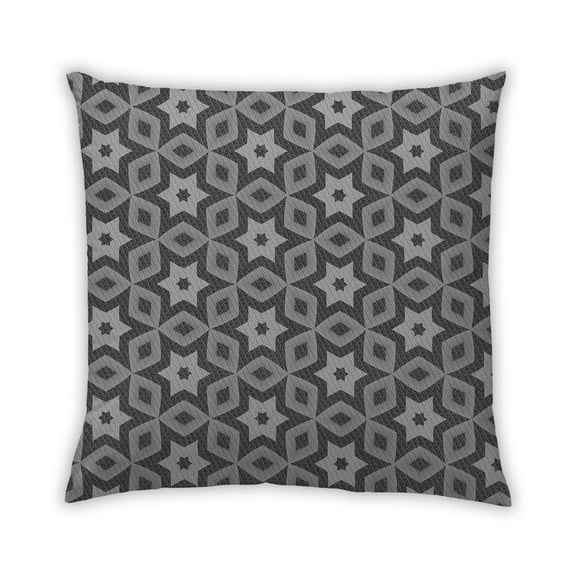 Ahgly Company Outdoor Square Contemporary Throw Pillow, 18 inch by 18 inch