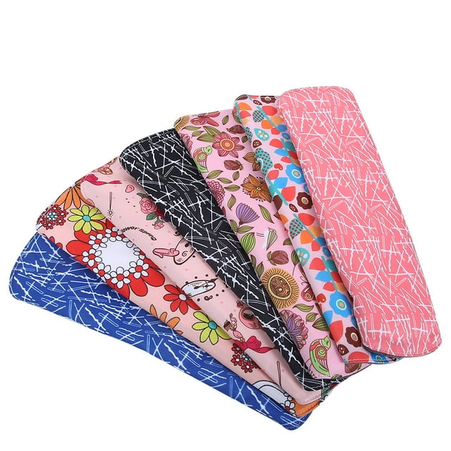 Serviettes Hygiéniques en Tissu, Serviettes Menstruelles Réutilisables Pratiques Lavables Confortables, pour Filles Extérieur Femmes Maison Type A,Type B,Type C
