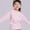 C-Light Pink504, variant on JIAYUE Tops for Boys Girls Long Sleeve Quick Dry Sport Shirt Solid Color For Kids Spring Summer Wear