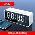 thumbnail image 5 of Latrodar Digital Clock With Bluetooth Speaker Alarm Clock Budget-Friendly luetooth V5.0 TFCard White 5.12x2.72 Inch Home Gadgets, 5 of 5