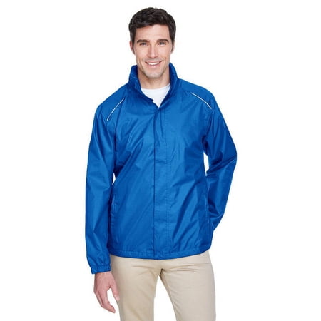 CORE365 88185 Men s Climate Seam Sealed Lightweight Variegated Ripstop Jacket-True Royal-S