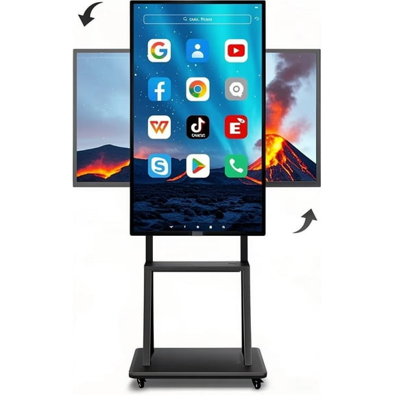 OmninexHub Smart Board, 49 Inch 4K Touch Digital Electronic All-In-One Screen Mirroring, 1080P Monitor Player for Advertisin, Business And Presentation