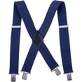 thumbnail image 1 of Men Utility Adjustable Elastic Suspenders - Heavy Duty 2 Inches Wide X-back Strong Clip Casual Suspender, 1 of 6