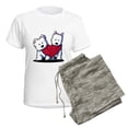 thumbnail image 5 of CafePress - Heartfelt Westies Women's Light Pajamas - Women's Short Sleeve Print T-Shirt and Pants Light Cotton Pajama Set, 5 of 7