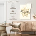 thumbnail image 5 of Elephant Stock Namaste Ii Wall Art - Vertical Canvas Wall Art - Living Room Wall Decor - Decor Elements Canvas - Beige And Gold Decor By Veronique Charron - 20" x 30", 5 of 8