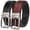 Black/Light Brown, variant on Fianmy Men's Reversible Belt 1 Piece, 1 3/8" Leather Dress Casual Belt for Men, Trim to Fit for Elegant Style
