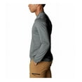 thumbnail image 2 of Columbia Mens Thistletown Hills Logo Graphic Long Sleeve Tech Henley Shirt Grey Medium, 2 of 3