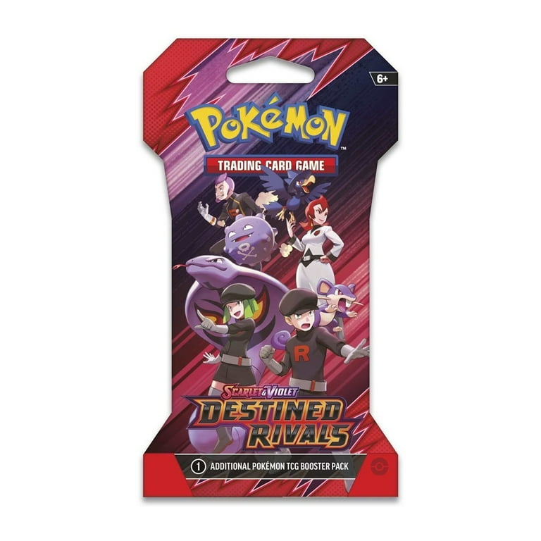 英語版 ポケモン DESTINED RIVALS ブースターパック　8パック Pokemon, TCG Scarlet and Violet Destined Rivals, 8 Booster