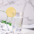 thumbnail image 3 of Reusable Glass Straws Clear Drinking Straw for Hot/Frozen Drinks, Cocktail Smoothies Tea Milkshakes, 3 of 7