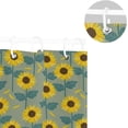 thumbnail image 5 of FREEAMG Beautiful Flowers Shower Curtain Waterproof Fabric Shower Curtains for Bathroom Decoration Curtain with 12 Hooks 60x72 Inch, 5 of 6