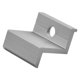 thumbnail image 2 of Abrazadera de extremo para panel solar AFQH, soportes de aluminio en Z para paneles solares, kit de soportes de montaje para sistema de montaje de paneles solares fotovoltaicos, accesorios de, 2 of 8