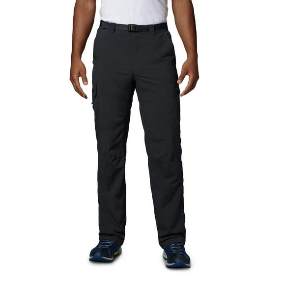Pantalones Columbia Silver Ridge Cargo para hombre, color negro, 38 de ancho x 30 de largo