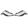 thumbnail image 6 of Lexus IS250 Halogen Headlight Lens Covers for 2012-2015 Lexus GS250 GS350 GS450H, Left & Right Side, Black and Clear, Direct Replacement, 6 of 7