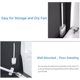 thumbnail image 3 of Escobilla de baño, escobilla de baño de silicona con soporte, juego de bandeja de goteo, cerdas flexibles, limpieza profunda de inodoros Todas las áreas (paquete de 2), 3 of 5