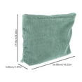 thumbnail image 2 of IBASETOY Fabric Cosmetic Bag Green Travel Makeup Case with Vintage Look for Organized Beauty Storage, 2 of 8