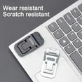 thumbnail image 2 of Visland 1 Pair Foldable Laptop Stand Mini Size Universal Portable Notebook Support Holder Adjustable Riser Cooling Bracket, 2 of 8