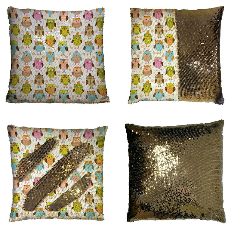 Mermaid sequin pillow clearance walmart