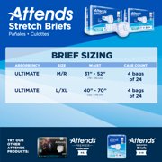 Attends DermaDry Stretch Medium/Regular 32'' - 54''