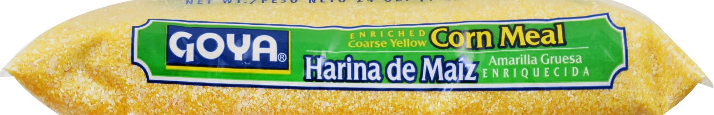(3 pack) GOYA Enriched Coarse Yellow Corn Meal, 24 Oz