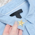thumbnail image 2 of KAKOWELY 8 pines de solapa con insignia de estrella para decoración de disfraces, para chaquetas, abrigos, trajes, suéteres, bolsos y sombreros., 2 of 5