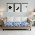 thumbnail image 2 of Xixirimido Couch Cushion Covers for Sectional Sofa 3Pcs Stretch Soft Sofa Slipcovers Washable Universal Furniture Protector for Living Room, Dachshund Dog Floral Blue, 2 of 8