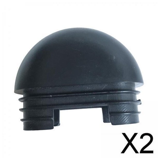 2 Tapones De Tubo Ovalados Para Equipos De Fitness De Alta Resistencia, Cubiertas De Tubos, Piezas De Repuesto 2 piezas