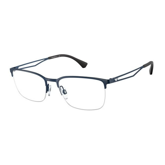 EMPORIO ARMANI EA1116 3018 Matte Blue Demo Lens 55 mm Men's Sunglasses